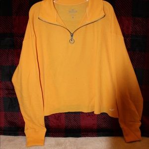 Hollister Crop quarter zip